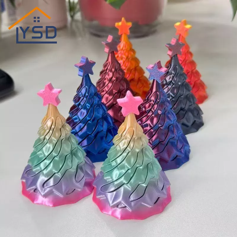 3D Printed Christmas Tree Push