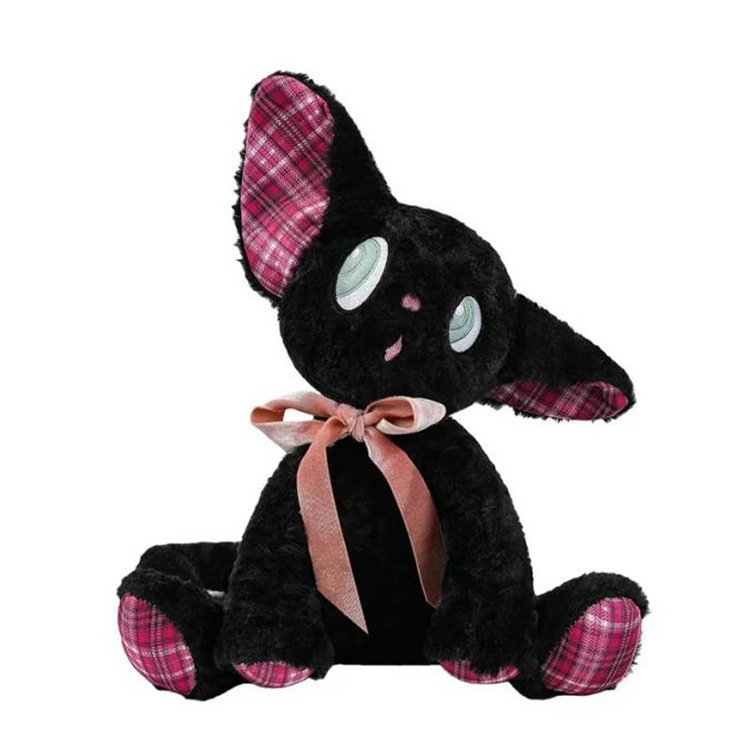 Adorable Eavesdropping Kitten Plush Toy