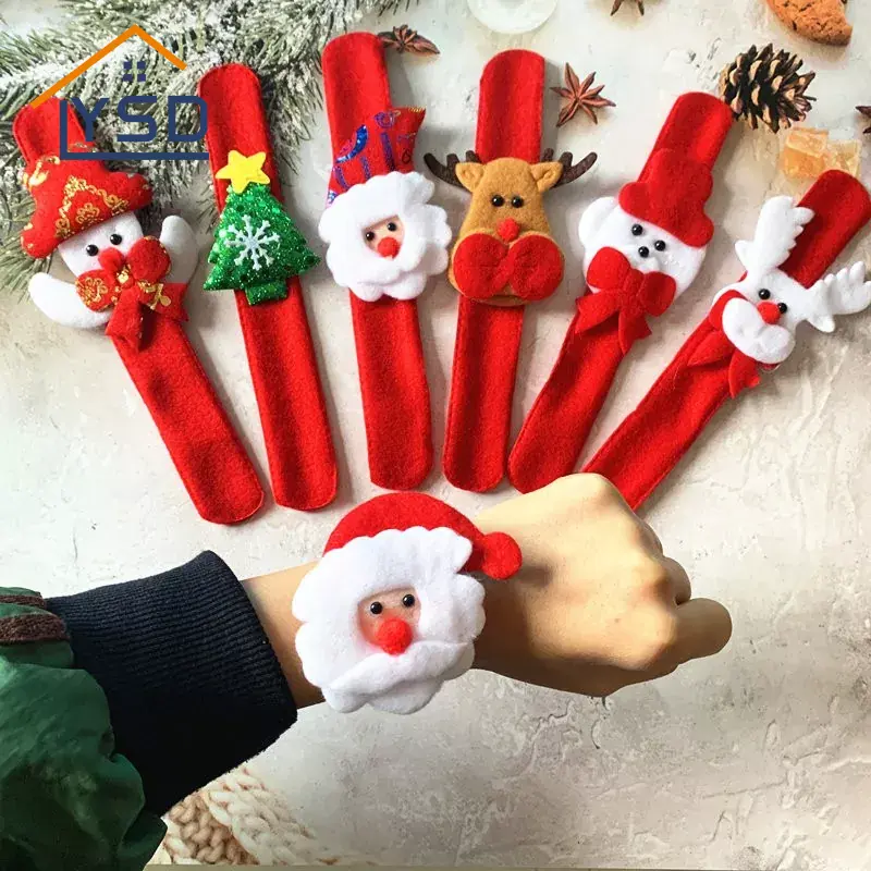 Christmas Clapping Ring Bracelet