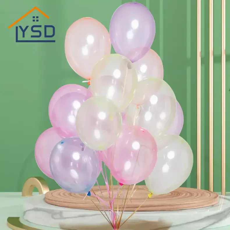 Colorful Crystal Latex Balloon
