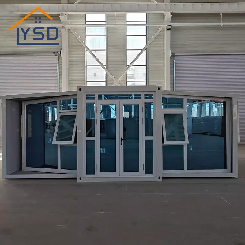 Container House Made of Glass Curtain Wall