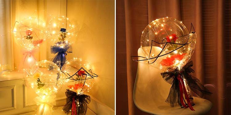 Rose Bobo Balloons