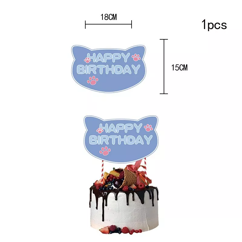 Diverse Pet Cat Themed Birthday Party Decorations