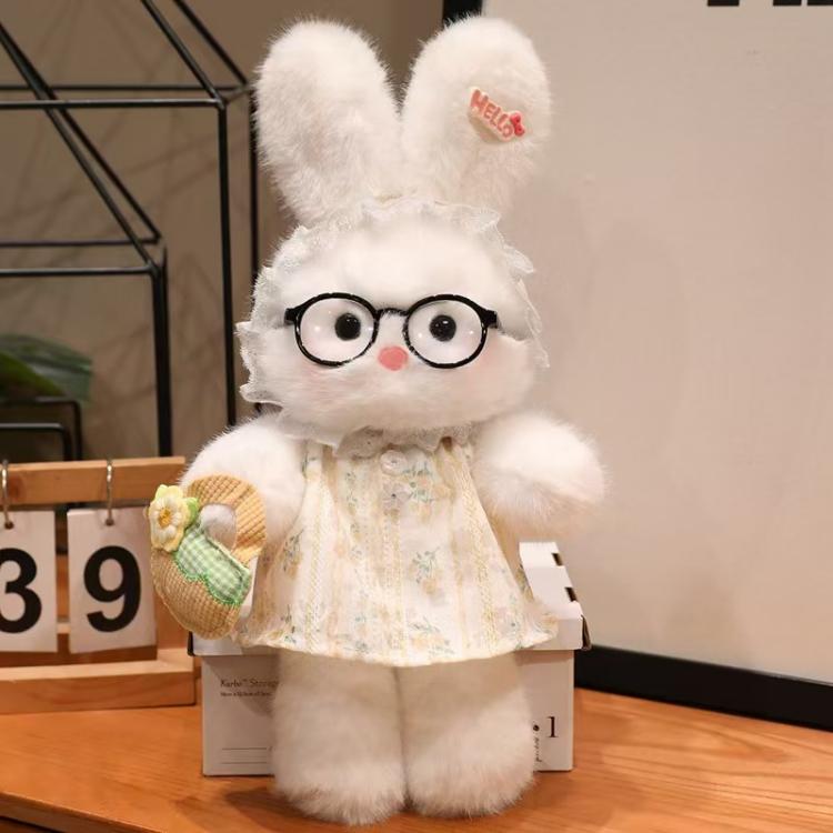 Plush Bunny with Glasses supplier