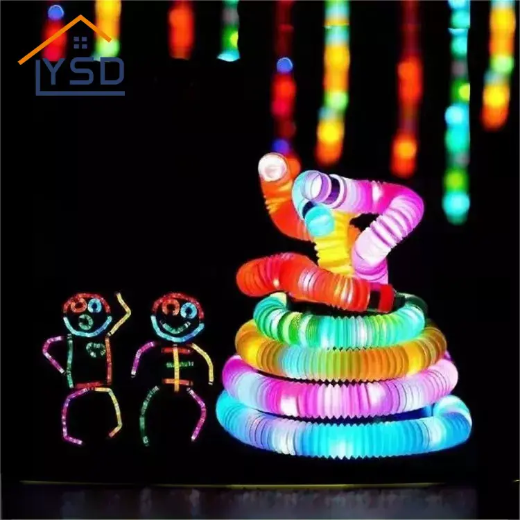 Luminous Colored Telescopic Tube