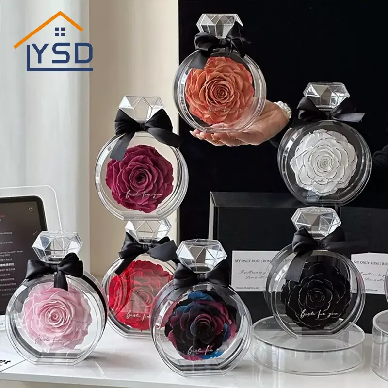 Preserved Flower Perfume Bottle