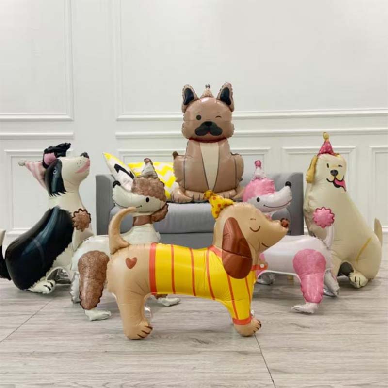 Standing Puppy Aluminum Foil Balls