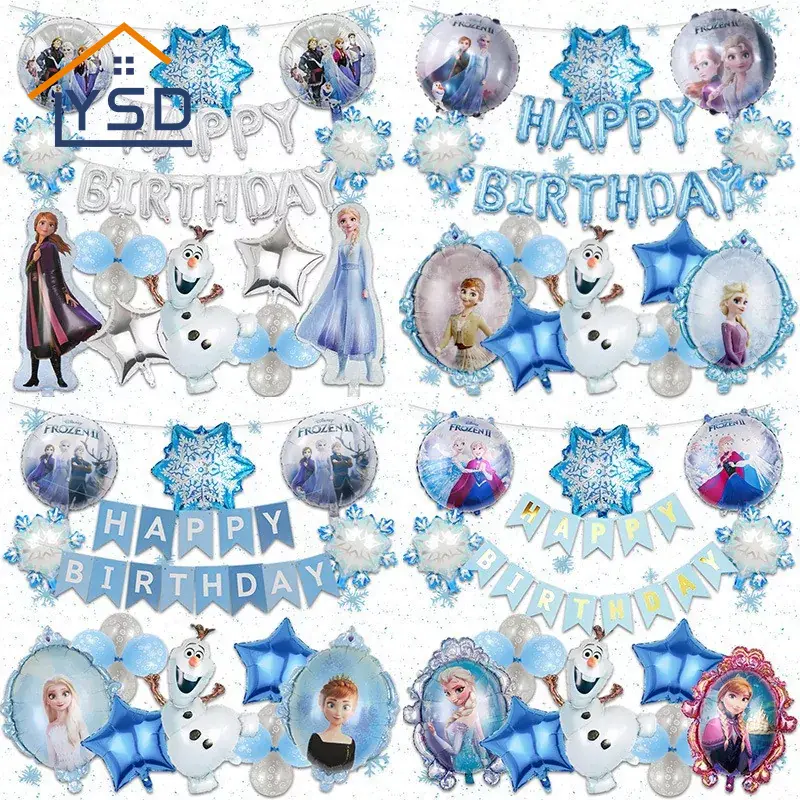 The Girl Happy Birthday foil Balloon Set