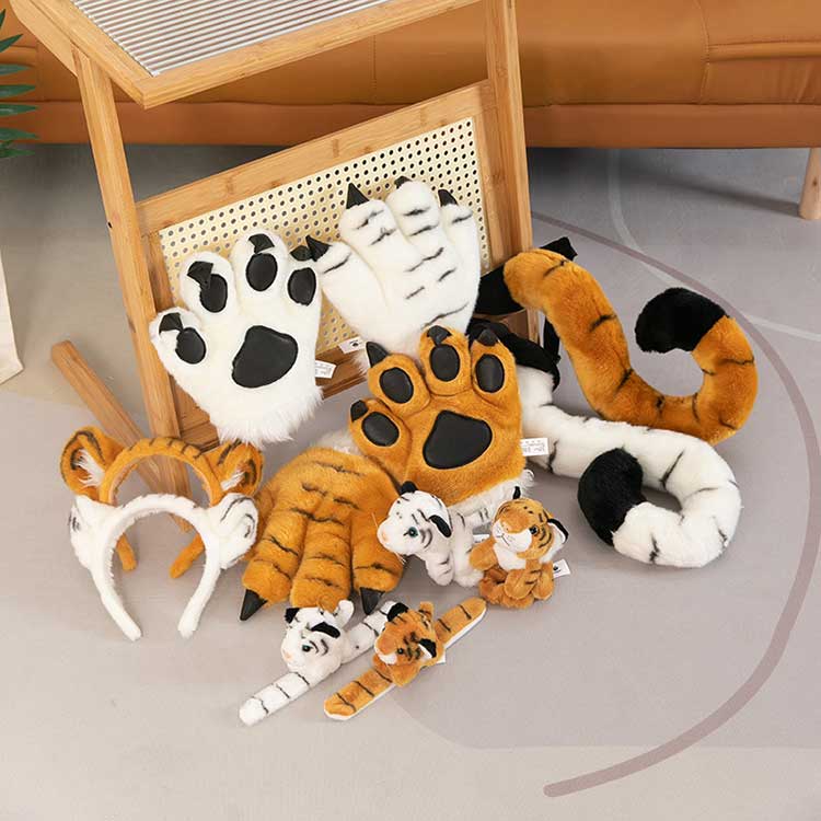 Tiger Tail Paw Plush Toy